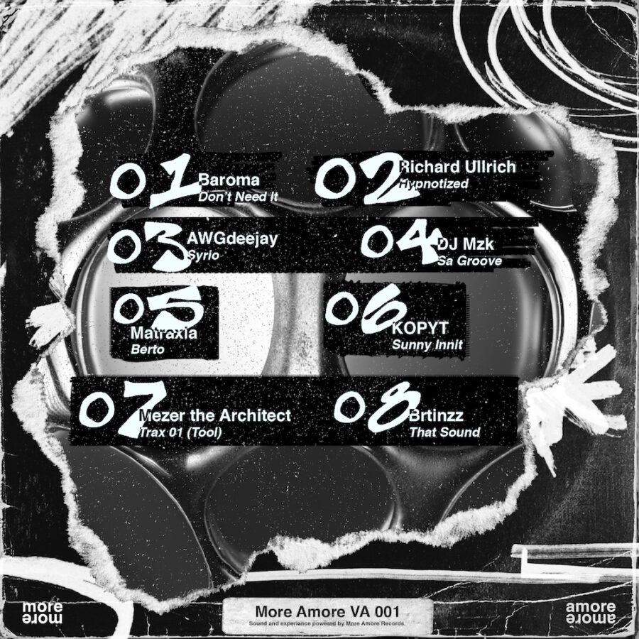 More Amore VA 001 Various Artists More Amore records